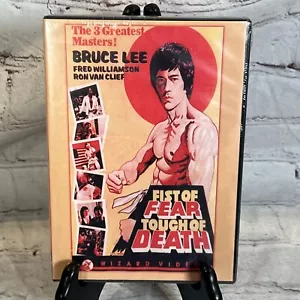 Bruce Lee Fist of Fear Touch of Death DVD Wizard Video New Sealed Rare Vintage - Picture 1 of 2