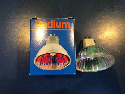 Osram/Radium Halogen MR16 GU5.3 12V 20W RJK/S 2012WFL Rose Plant - Image 1 of 4