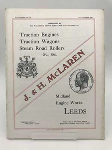 Catalogue of Traction Engines, J. & H. McLaren., Very Good Book - Picture 1 of 1