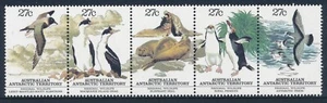 1983 AAT REGIONAL WILDLIFE STRIP OF 5 FINE MINT MNH - Picture 1 of 1