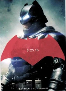 2015  Batman VS Superman Movie Promo Card (Batman) - Picture 1 of 1