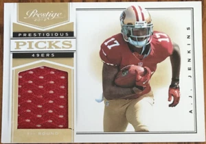 2012 Prestige Prestigious Picks Materials A.J. Jenkins #9 #’d 173/299 - Picture 1 of 3