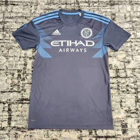 adidas New York City FC Soccer Jersey 2017-18 Gray S MLS Football Club Cover
