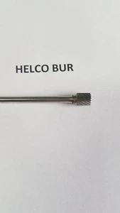 Carbide Bur Bit SB 1/4" Diameter, 3/16 Cut Length, END Cutting Burr, 1/8 Shank - Picture 1 of 3