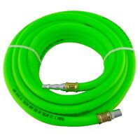 Airline Air Hose High Vis 8mm 15m 50ft Compressor with Quick Release Fittings 