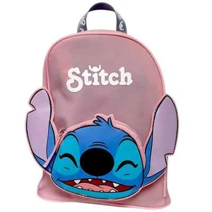 Disney Stitch Zaino Bambina Orecchie 3D Rosa Borsa Scuola per Bambini - Foto 1 di 11