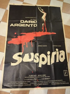 Plakat 4f SUSPIRIA 1977 handsigniert Dario Silber - Bild 1 von 5