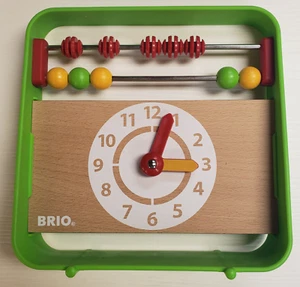 Original BRIO 30447 Abakus & Uhr - Qualität Lernen Pädagogisches Vorschulspielzeug - Bild 1 von 9