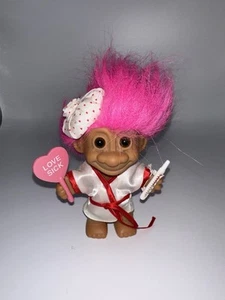 VALENTINE LOVE SICK 5" Russ Vintage Troll Doll 90’s Toys Original - Bild 1 von 3