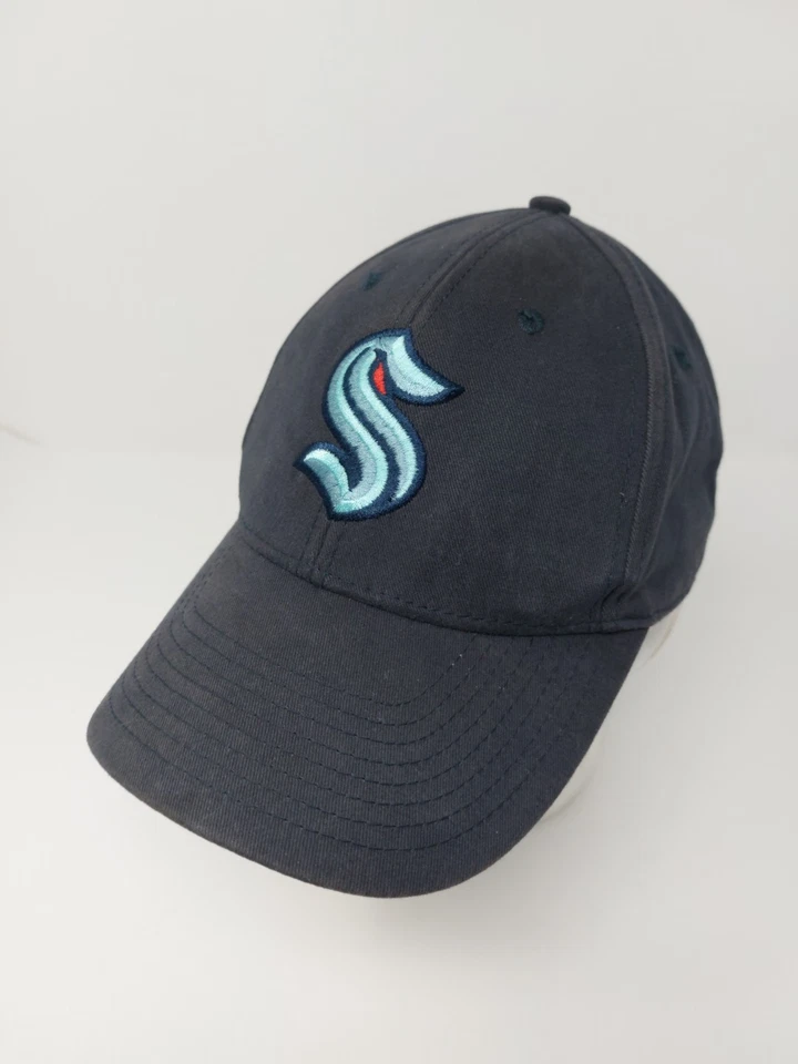 Gorra ajustable Seattle Kraken NHL favorita de los fanáticos con correa trasera Foto 1 de 4