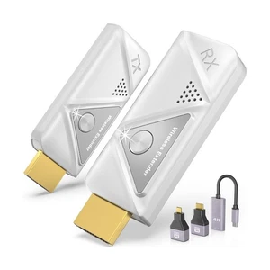 Trasmettitore e Ricevitore HDMI Wireless 328FT/100M,4K Decodifica 1080P Cavo di Uscita... - Foto 1 di 7