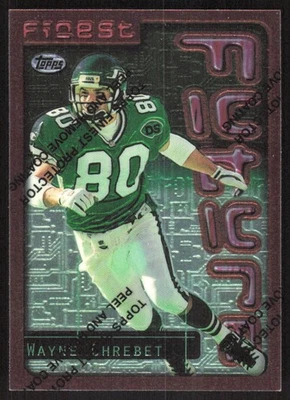 6243H 1996 Finest #76 Wayne Chrebet - Image 1 of 2