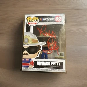 RICHARD PETTY SIGNED AUTOGRAMM NASCAR FUNKO POP FIGUR #02 THE KING JSA COA SELTEN - Bild 1 von 6