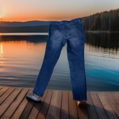 Isabel Maternity Women's Size 8 Under Belly Maternity Jeggings Blue - Image 1 of 4