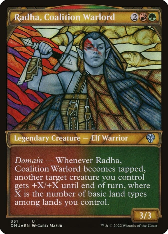 Radha, Coalition Warlord Foil (351) Textured Dominaria United DMU MTG Magic - Image 1 of 1