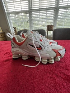 Zapatillas Nike Shox Nova blancas rojas para mujer talla 8 AT8046-101 - Imagen 1 de 16