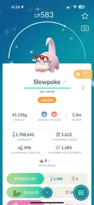 Pokemon Trade Go-Shiny Slowpoke 2020 Sun Glasses-Trade Go 20k or 1mil stardust - Picture 1 of 1