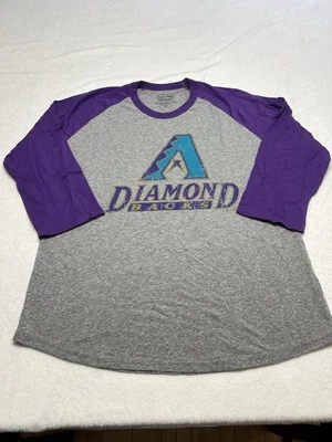 Arizona Diamondbacks Majestic Threads MLB 3/4 Sleeve Shirt 2XL - Image 1 of 4