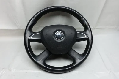 Lenkrad 5e0880201 komplett Skoda Octavia III 5E Lederlenkrad 2012- 5e0419091p - Bild 1 von 4