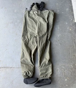 L.L. BEAN Chest Waders Tapped Fly Fishing Soft Foot Men’s Large Overall Bibs - Picture 1 of 11