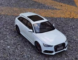 Well 1:18 Audi RS6 C7 2017 Wagon Metal Diecast Model Car with free Roof box - Picture 1 of 9