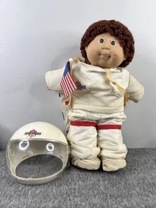 Toppa cavolo bambini vintage giovane astronauta capelli castani e occhi marroni - Foto 1 di 20