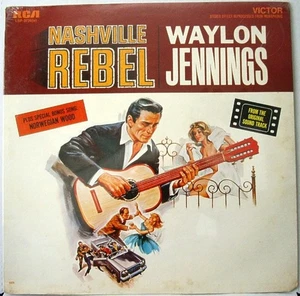 Waylon Jennings ‎– Nashville Rebel Sealed   Vinyl, LP, Album, Country, Folk - Picture 1 of 2
