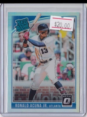 Donruss Optic #63 Ronald Acuna Jr. Holo 2018 Foto 1 de 2