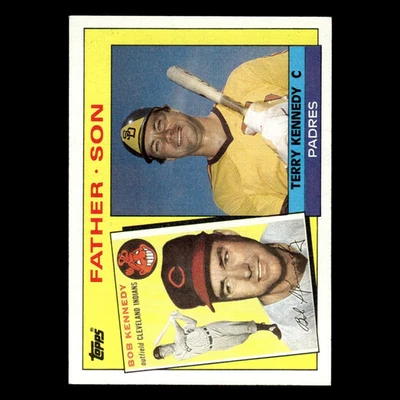 Bob Kennedy/Terry Kennedy #135 1985 Topps Cleveland Indians/San Diego Padres MLB - Image 1 of 3