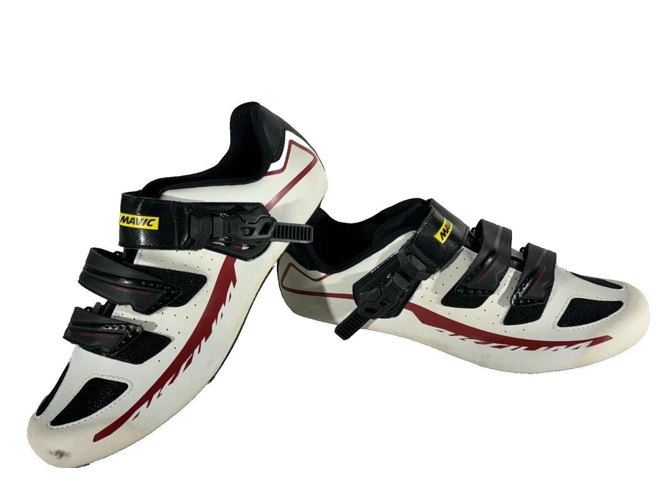 MAVIC Aksium Zapatos de Ciclismo de Carretera Botas 3 Pernos EU42 2/3 US9 Mondo 270 cs486 Foto 1 de 4