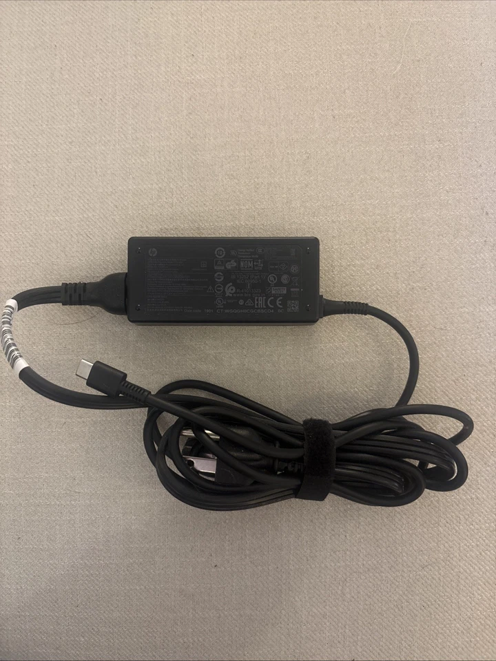 HP 45W USB C Charger Power Adapter - Image 1 of 4
