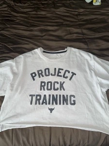 Under Armour Project Rock Dwayne Johnson Activewear Top Women's - Picture 1 of 3