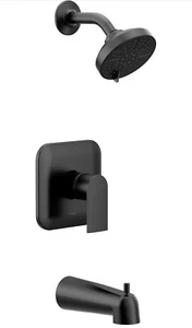 Moen UT2473EPBL Genta LX M-CORE 2er Wannen- & Duschverkleidungsset mattschwarz - Bild 1 von 5