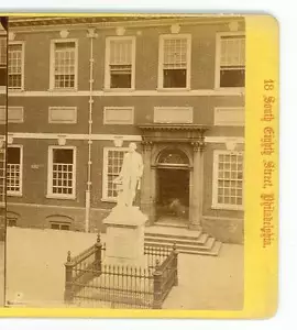 Wsa7947 Cremer Washington Statue Independence Hall Philadelphia Pennsylvania D - Bild 1 von 3
