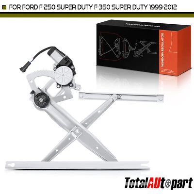 Regulador de ventana eléctrica con motor para Ford F-250 350 450 Super Duty 99-12 trasero izquierdo Foto 1 de 4