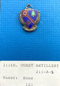 211th Coast Artillery DUI DI - Tornillo trasero - Imagen 1 de 2