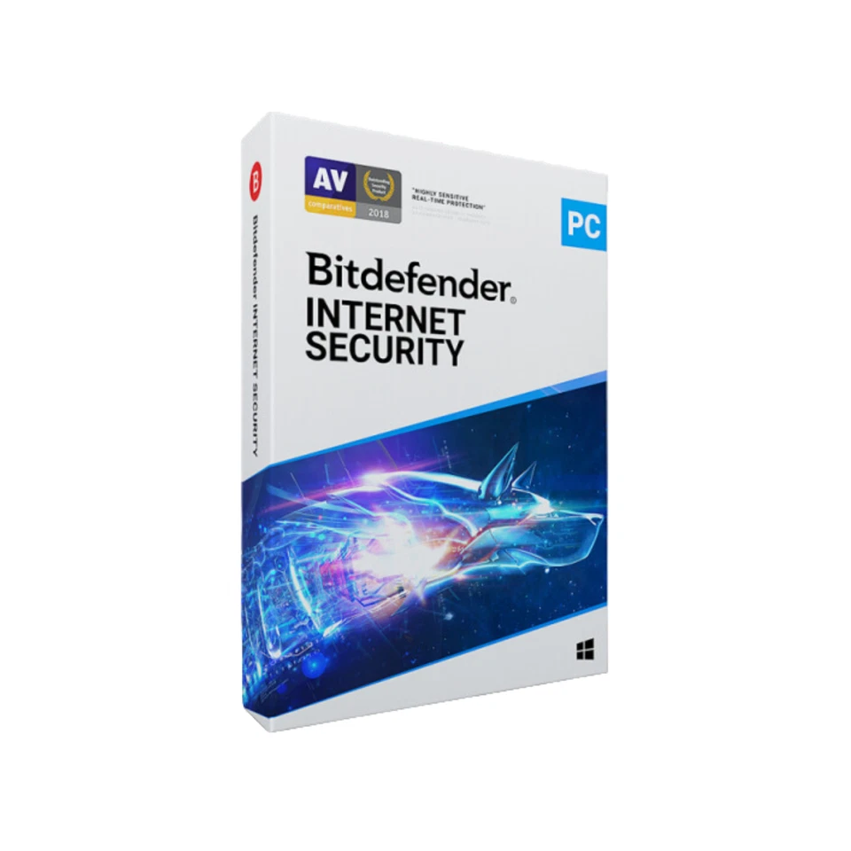 BitDefender Internet Security 2020 Vollversion Windows Antivirus Sicherheits-Software 1-Gerät, 18-Monate Lizenz (20-04755)
