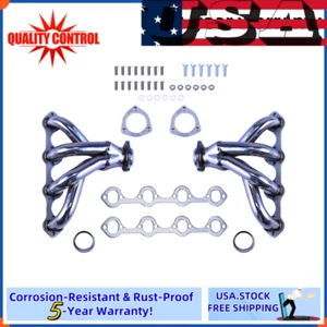 Stainless Small Block Hugger Manifold Header SBF Fit Ford 289-302-351 V8 62-78 - Picture 1 of 7