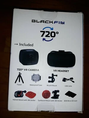 NEW BLACKFIN 720 Full Panoramic VR Camera & Headset & ACCESSORIES BF-720AM 9PICS - Image 1 of 4
