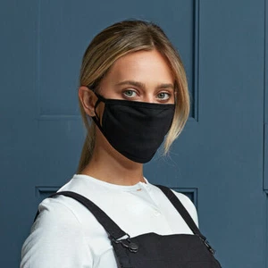 Mascherina protezione bocca copri viso morbida due strati cotone lavabile riutilizzabile adulto - Foto 1 di 10