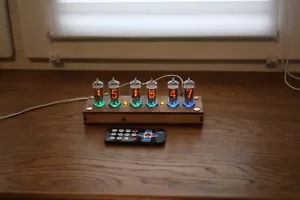 Nixie tube clock with 6pcs RFT Z570M tubes and case, FINE 5 NOT UPSIDE DOWN 2 - Picture 1 of 11
