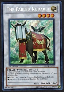 Yugioh The Fabled Kudabbi HA04-EN058 Secret Rare 1st Ed - NM - Imagen 1 de 2