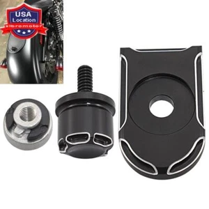 Tuerca de cubierta de perilla de montaje con tornillo de lengüeta de asiento trasero apta para Harley Davidson - Imagen 1 de 17