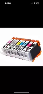 8PK Color Ink Cartridges + chip for Canon CLI-65 Pixma Pro-200  Pro 200 Printer - Picture 1 of 1