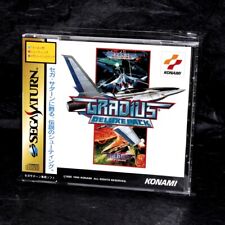 Gradius Deluxe Pack Sega Saturn Japan Action Shooting Game Complete