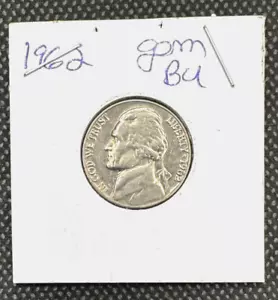 1962 Jefferson Nickel Gem Stempelglanz - Bild 1 von 2