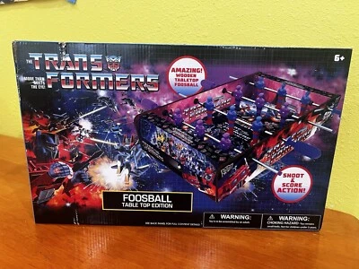 Transformers Futbolín Madera Mesa Edición Forever Clever por Hasbro Nuevo en Caja ¡Nuevo! Foto 1 de 4