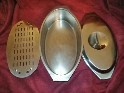 Bräter groß - Spring - Gänsebräter Fischbräter Dampfgarer oval neu - Bild 1 von 4