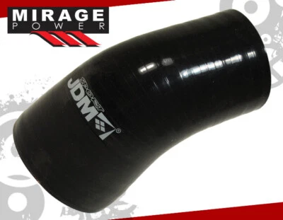 JDM Sport 3.25" To 3" Inch 45 Degree Reducer Silicone Coupler Hose Piping Black - Изображение 1 из 4