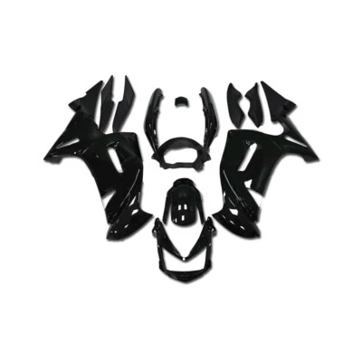 Carenado FSM apto para Kawasaki Ninja 650R 2006 2008 ER6F plástico negro brillante g004 Foto 1 de 4